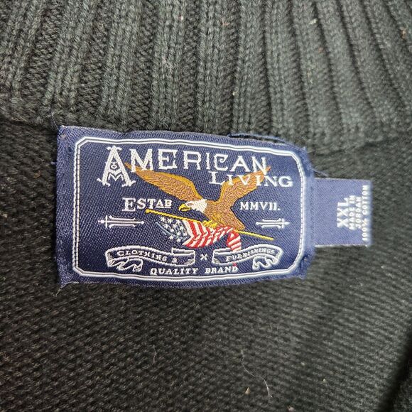 Western Sweater Mens Sz‎ XXL Aztec Boho Navajo Knitted Chore Wear  Southwestern - Picture 10 of 12